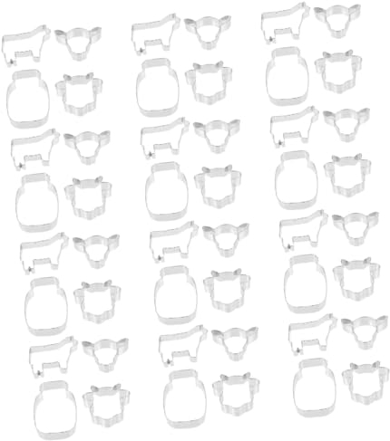 Zerodeko 48pezzi Tagliapasta Acciaio Inossidabile Per Biscotti Forma Di Animali Utensili Da Cucina Per Dolci Per Feste Facili Da Pulire e Riutilizzabili