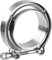 63MM V Band Clamp Kit with Male Female Flange Stainless Steel 304,Turbo Wastegate Clamp Flange Kit Universal (V Band Clamp With Flange, 2.5inch) (63mm (2.5inch))