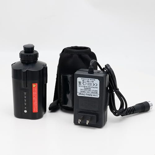 TGHY Batterie Moulinet électrique 14,8V 3500mah 5000mah avec chargeurs+Affichage Puissance+Gaine Batteries pour la pêche en mer Batterie de Remplacement pour treuil électrique,5000mah