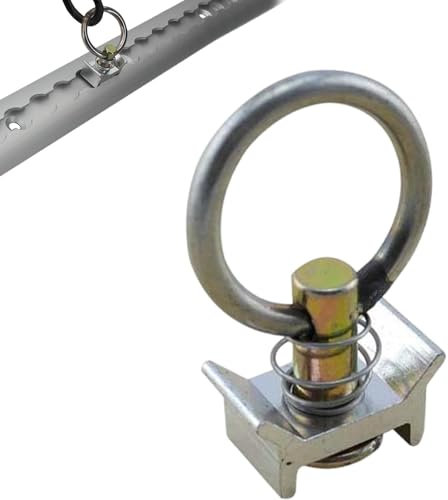 Aluminium Airlineschiene Zurrschiene L Track Cargo Rail Aluminum Delivery Tie-Down Locker Truck Tie Down Zubehör zur Sicherung von Motorrädern, ATVs, Dirt Bikes, geschlossenen Anhängern