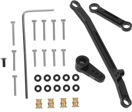 ifundom Rc Car Lenkstange aus Metall Ersatzlenkstange für Rc Cars Kompatibel mit Axial Lenkgestänge Aufrüstung