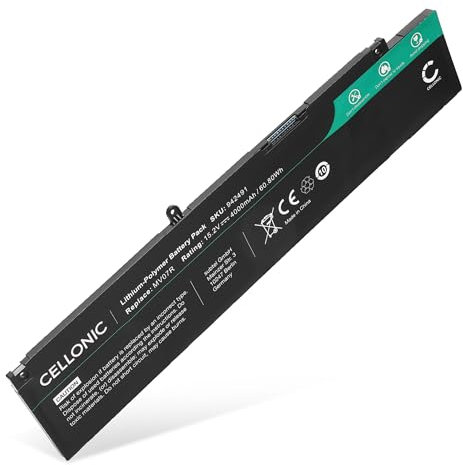 CELLONIC Batterie Compatible avec Dell G3 15 3500, G5 15 5500, MV07R, 266J9, 72WGV 4000mAh 15.2V