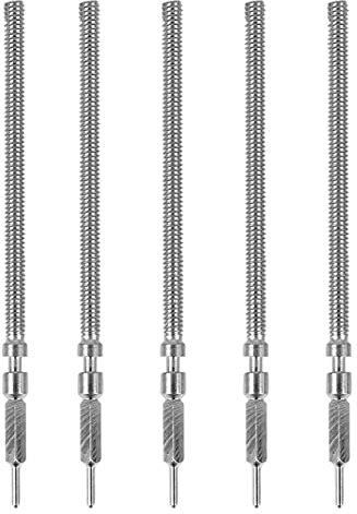 Sessleger 5 x -Uhrenwickler-Stifte für ETA 6497 6498 Möwe ST36, Reparaturwerkzeug für Uhrwerk, silber