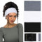 BelleVive 3er-Pack breite Stirnbänder für Damen, rutschfeste, dicke, elastische Haarbänder im Boho-Stil, dehnbare Schweiß-Stirnbänder für Training und Laufen, modische Haar-Accessoires