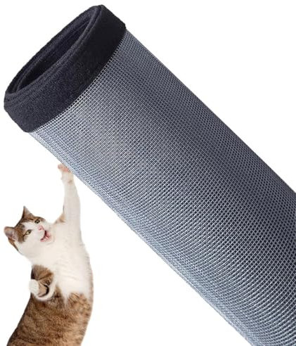 Rete protettiva per finestra per gatti, per la sicurezza dei gatti, zanzariera e anti-graffio (150 x 180 cm, grigio)