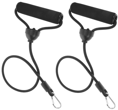 SIXHAOBU 2 Pezzi Corde elastiche elastiche, piastre di espansione, fasce di resistenza, Fasce di Resistenza per Trampolino, Comoda Corda Elastica per Allenamento per Sport, Yoga all'aperto, Interni