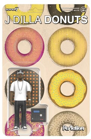 Super7 J Dilla Reaktionsfiguren Wave 02 - J Dilla (Donuts) Actionfigur