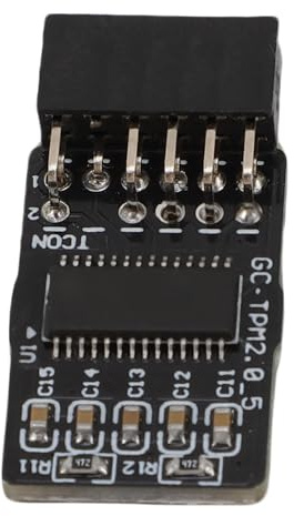 ViaGasaFamido TPM 2.0-Sicherheitsmodul, 12-poliger LPC-Schnittstellenverschlüsselungs-Sicherheitschip mit SLB9665 TPM-IC für Wins 11 Z390 H370 B360 X299 C246 C621 B550 X570 Motherboards