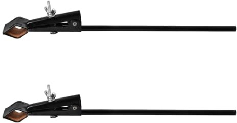 NULYLU 2pcs Iron Laboratory Beaker Clamps for Holding Flasks and Test Tubes, Stable Support Stand Clips for Scientific Research Fields and Laboratory Use