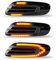 OZ-LAMPE Frecce Laterale Dinamico a LED per BM-W Mini Cooper F55 F56 F57, Indicatore di Direzione Dinamico a LED Nero, Indicatore Laterale 2 Pezzi