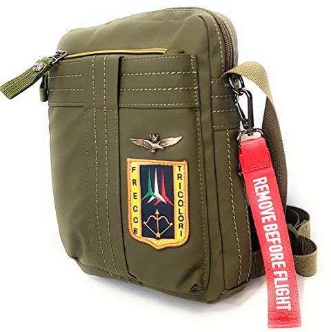 Borsello Tozzo Medio Frecce | Aeronautica Militare | AM341-Verde