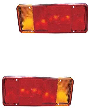 Rückleuchte Heckleuchte Set links & rechts R5W P21W mit Lampenträger ohne Glühlampe für Model Ducato Pritsche/Fahrgestell 250 250_ 290_ 230 244 Boxer Bus Z_ 230P 230L ZCT_ Jumper