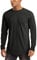 Mens Shirts Long Sleeve Casual Outdoor Sports T-Shirts for Men Lightweight Tactical Shirt Hiking Camping Sun Protection Tee Shirt Black