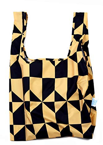 Kind Bag 𝟭𝟬𝟬% 𝗥𝗘𝗖𝗬𝗖𝗟𝗘𝗗 Reusable Shopping Tote Bag | Recycled from 6 Plastic Bottles | Strong Foldable Large Washable Sustainable Ecofriendly Grocery (COFFEE)