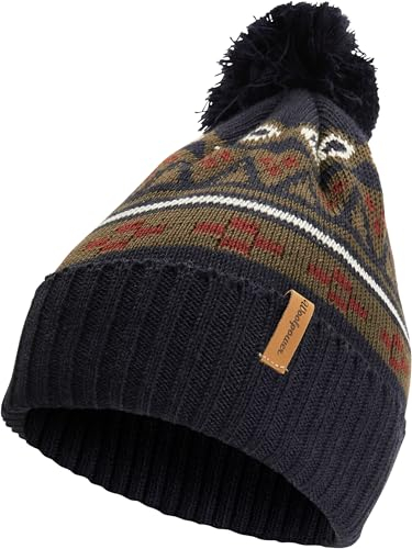 Woolpower Jamtlann Beanie-Mütze blau/oliv