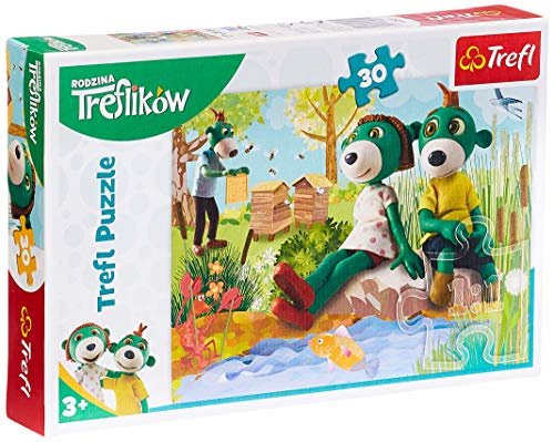 Trefl - Puzzle 30 Teile, Die Trefliks am See, Familie Treflik | für Kinder ab 3 Jahren