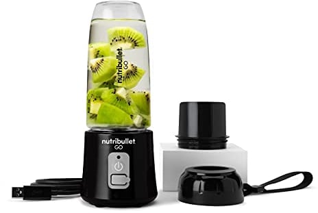 Nutribullet 1636 GO - Frullatore cordless (nero), 7 x 9 x 9 cm