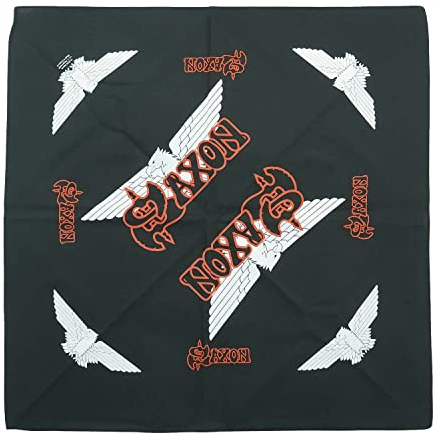 Saxon Bandana Eagle Band Logo Nue offiziell Schwarz One Size