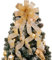 Ucouper Schleifen Weihnachten Große Weihnachtsschleifen Weihnachtsbaum Topper Schleife 100 x 30 cm Schleifen Gold Glitzer Weihnachtsbaumschmuck Weihnachts Deko