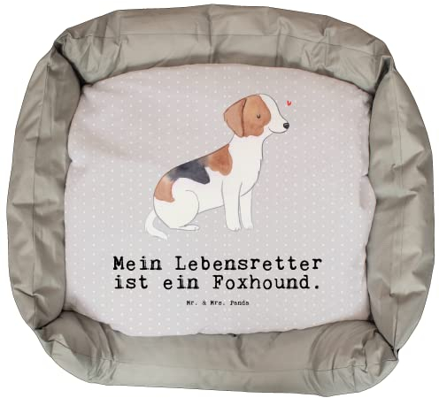 Mr. & Mrs. Panda Hundebett Foxhound Lebensretter - Geschenk, Hundesofa, Hundebesitzer, Liegeplatz, Jagdhund, Hundekissen, Welpe, Laufhund, Körbchen,