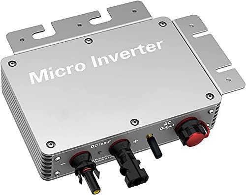 Onduleur de Lien de réseau, onduleur 350 W/700 W, onduleur Solaire avec contrôle d'application WiFi, Identification Automatique étanche Micro onduleur Lien de réseau Solaire, Micro onduleur 350W