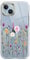 luolnh Compatible with iPhone 14 Case with Flowers,for Girly Women,Shockproof Clear Floral Pattern Hard Back Cover for iPhone 14 6.1 inch 2022 (Pink&White Wildflower)