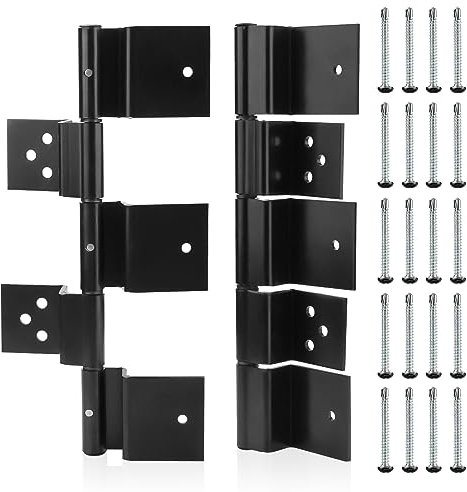RV Entry Door Friction Hinge Kit for 5th Wheel, RV Door Hinge Motorhome Entry Doors and Travel Trailer - 2 Pack
