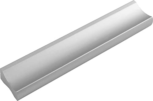 ALLES IM GRIFF Möbelgriff Alto LA 64mm - flacher Schubladengriff Breite 90mm - ideal Schubladen, Aluminium natur eloxiert