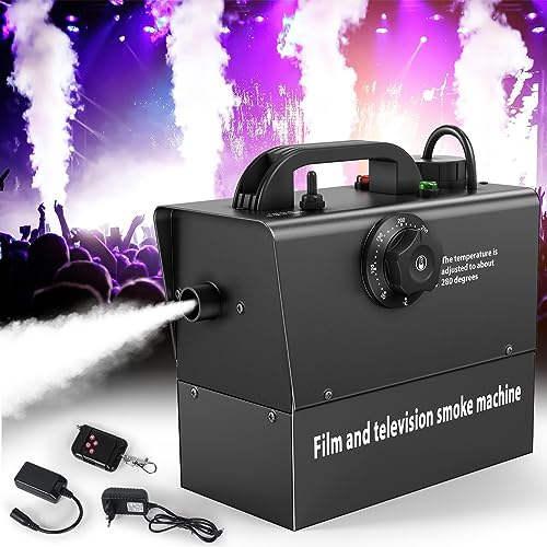 Machine à fumée manuelle 400 W, batterie intégrée, 21000 mAh, courant visible, pour théâtre, tournage de films et de télévision, Halloween, Noël, fêtes, réunions de famille