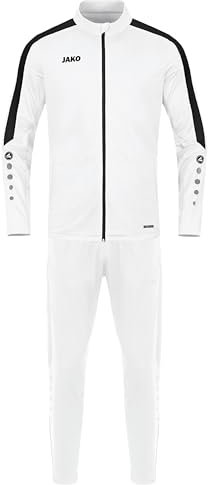 JAKO Kinder Trainingsanzug Polyester Power, Weiß, 152