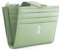 REETEE Portefeuille Femme Petit Format Cuir Véritable Porte Carte de Credit RFID Blocage Porte Monnaie Femmes,Porte Feuilles pour Femme avec 13 emplacements et Petit Zippé Portefeuille (Vert)