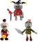 Laruokivi 3pcs Imp & Gong Zombie & Knight Zombie Plush Toys Game Figures Stuffed Doll 12''