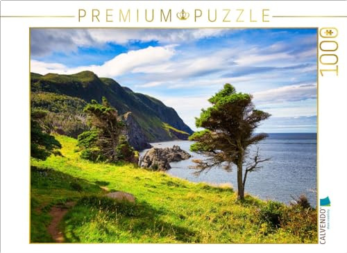 Puzzle · Gardens | Grüne Wiesen treffen die Klippen am Strand · 1000 Teile · Lege-Größe 64 × 48 cm · CALVENDO Puzzle