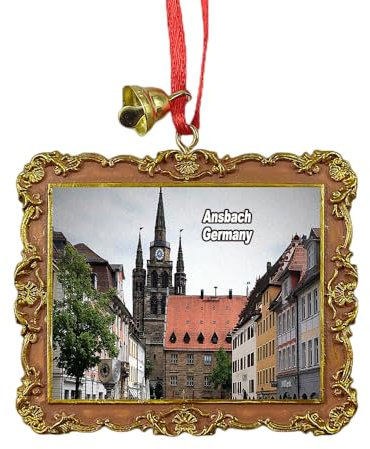 Ansbach Deutschland Reise Souvenir Weihnachtsbaum Ornament Hängende Anhänger Home Christmas Party Dekoration