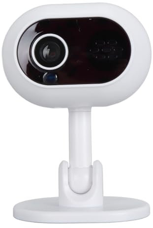 VBESTLIFE Home Security Camera, HD 1080P 2.4Ghz WiFi Security Camera, Wide Angle Night Vision, 360° Adjustable Stand, Motion Detection Alarm Push, for Indoor Security (White)