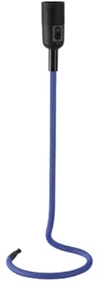 Tischlampe blau Tischleuchte dimmbar Beistelllampe Textil Retro RGB LED Wohnzimmerlampe, RGB Farbwechsel, 8,5W 806 lm warmweiß, DxH 15 x 46,5 cm