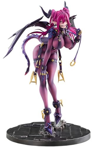 Zhongkaihua Evil Dragon Girl Figure Curtis Anime Action Figure 24cm Standing Figure Static Image Statue PVC Model Desktop Ornaments