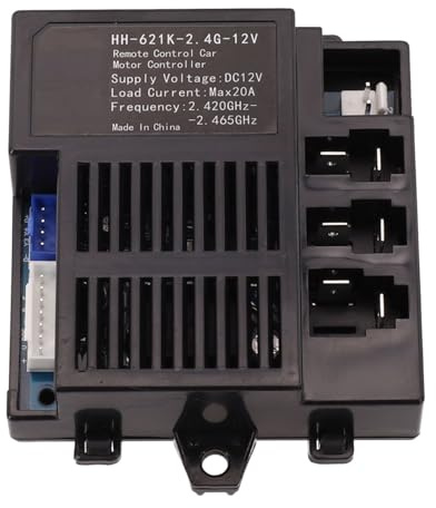Hasaller HH-621K-2.4G-12V Steuerboxen für Kinder Elektroauto 2.4G Fernbedienung Steuerbox Motherboard Zubehör für Kinder Elektrische Ride On Autos (HH-621K Empfänger)