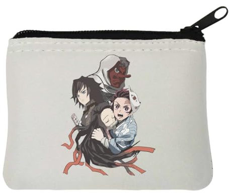 ANIME 21 Porte-monnaie en néoprène Blanc 10 x 11 cm, blanc, Taille unique