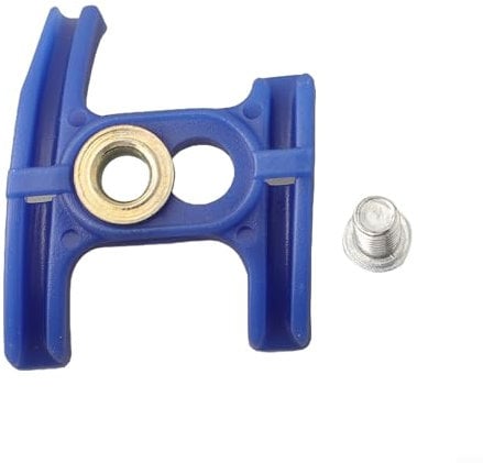 Gettimore Bike Cable Guide, Road Bicycle Frame Plastic Cable Guides Shifter Gear Cable Guide Under Bottom Bracket Accessories with Fixing Screw Parts(blue)