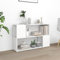 FUDUGEHMIOFWFJJ astatic,Preppy Room Decor,deko Teenager mädchen Zimmer,vBücherregal Weiß 100x24x63 cm HolzwerkstoffGeeignet für Bad, Küche, Schlafzimmer