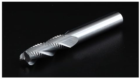 1 stück 3 Flöte Schrupp Schaftfräser CNC Bearbeitungswerkzeug Drehmaschine Edelstahl Fräser Flache Rauheit Schaftfräser Schruppfräser(11x30x12Dx75 Steel)