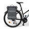 Johnny Urban Dry Bag Fahrradtaschen für Gepäckträger Grau - Myles Bike - wasserdichte Tasche für Fahrrad - 3 in 1 Drybag, Rucksack und Gepäckträgertasche - 34L
