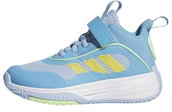 Adidas Mixte Enfant OWNTHEGAME 3.0 Shoes, Glow Blue/FTWR White/Semi Blue Burst, 35 1/2 EU