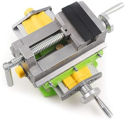 MNBVH Cross Slide Drill Press Vise 2 Way X- Y Compound Vise Cross Slide Mill Drill Press Milling Vise Multifunction Worktable Milling Working Table, 3Inch