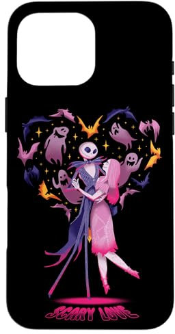 iPhone 16 Pro Max Disney The Nightmare Before Christmas Jack Sally Scary Love Case