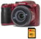 KODAK Pixpro Astro Zoom AZ255 + Carte Mémoire SD 32 Go - Appareil Photo Bridge Numérique 16 Mp, Zoom 25X, Video HD 1080p, Grand angle 24 mm, Ecran LCD 3, Pile AA - Rouge