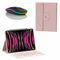 JZCZMCE Custodia con Tastiera per Lenovo Tab P11 5G / P11 Plus 11 2021, 7 Colori Retroilluminati, Rotazione a 360°, Tastiera Magnetica Staccabile Senza Fili con Mouse Bluetooth,Rosa