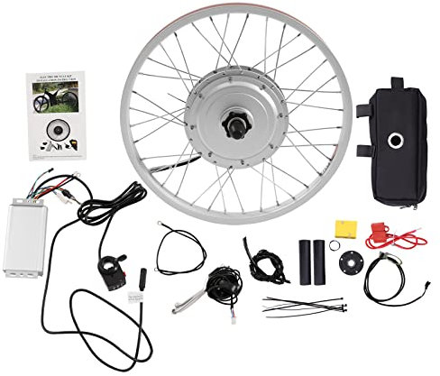 Queeucaer 36V 750W 20 Zoll E-Bike Vorderrad Umbausatz Conversion Motor Kit(außer Batterie)