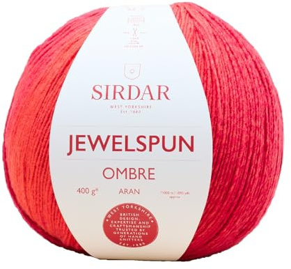 Sirdar, Jewelspun Ombre - Crimson Sunset, 400g